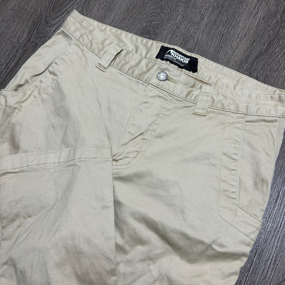 Mountain Khakis Teton Pant 33x34 Tan Modern Fit Cotton Stretch Chino